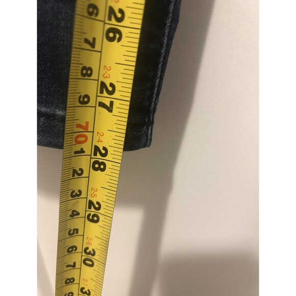 Democracy Jeans Women’s Size 6 Dark Blue AB Solution Taper Leg Mid-Rise Stretch - Picture 6 of 6